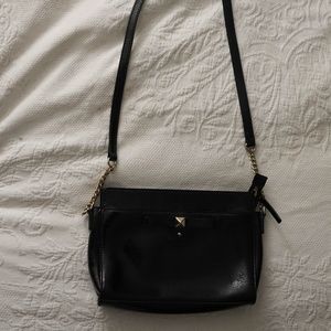 Kate Spade Black Patent Leather Cross Body Purse